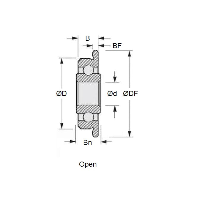 SFWR0-MC34-GR7-R-L23 Bearings (Pack of 40)