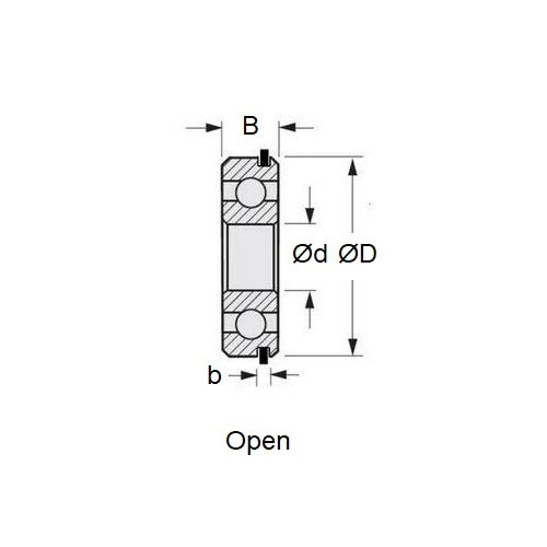 6313-NR-C3 Bearings (Pack of 1)