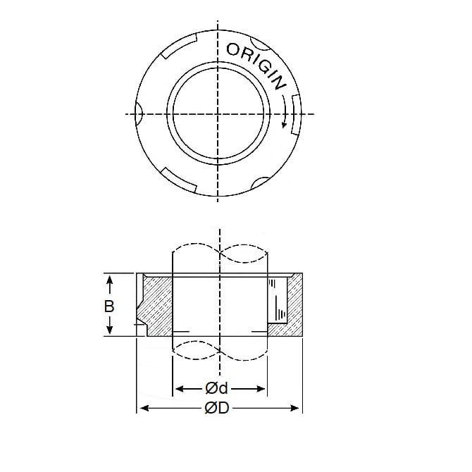 One Way Bearing    6 x 12 x 7 mm  - Sprag Clutch Chrome Steel - MBA  (Pack of 50)