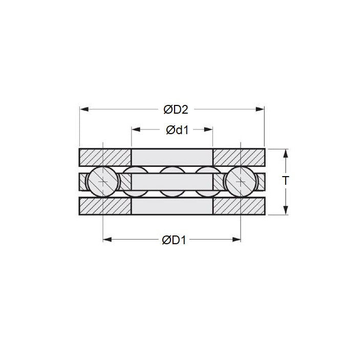 T-0060-0140-F-S440-NY Bearings (Pack of 1)