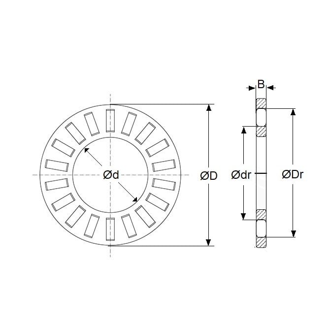 T-0150-0280-RC Bearings (Pack of 1)