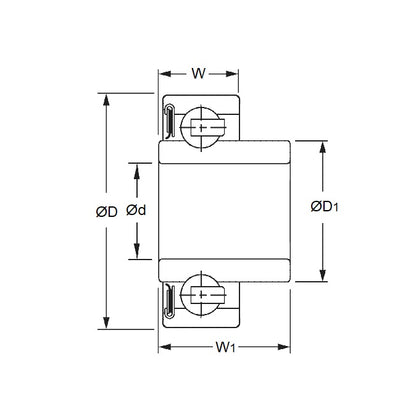 W608-1-TW-RG-ECO Bearings (Pack of 2)