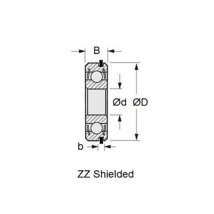 6202-ZZ-NR-C3 Ball Bearing (Remaining Pack of 47)