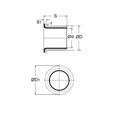 BF0095-0127-0159-BS1724TT Bushes (Remaining Pack of 23)