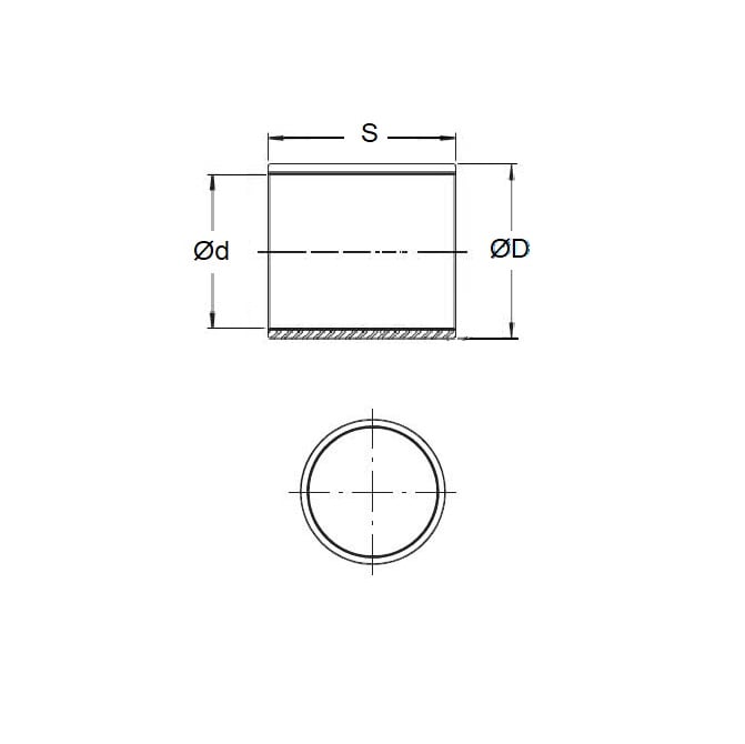 Bush   16 x 22 x 12 mm Brass with Graphite Plug - MBA  (Pack of 1)