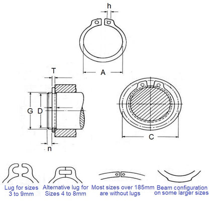 CCE-06300-C Circlips (Pack of 2)