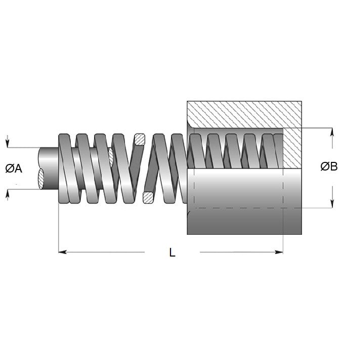 DS-100-032-EHD Springs (Pack of 1)