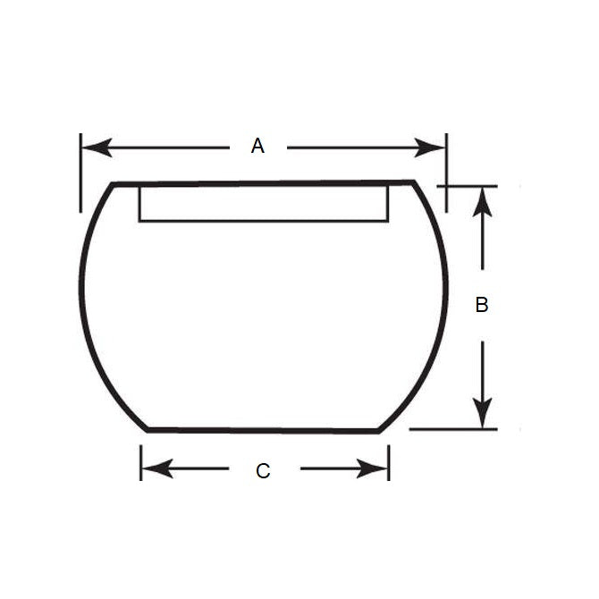 Ball Knob    3/8-16 UNC x 47.63 mm  - Threaded Plastic - Female - MBA  (Pack of 1)