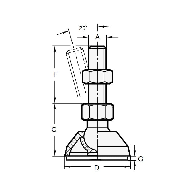 MLM-160M-150-S4 Mount (Pack of 1)