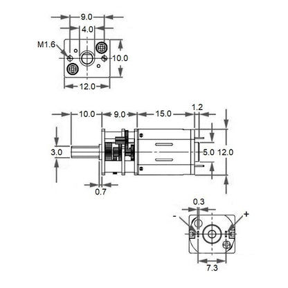 12LM-1-400 Gearmotors (Remaining Pack of 25)