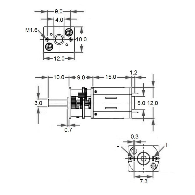 12LM-1-300 Gearmotors (Remaining Pack of 45)