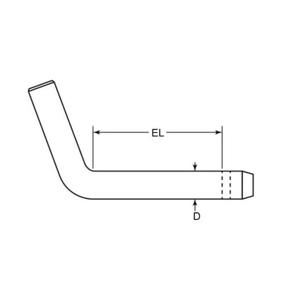 Clevis Pin   19.05 x 88.90 mm  - Bent Handle Locking Alloy Steel Heat Treated - MBA  (Pack of 12)