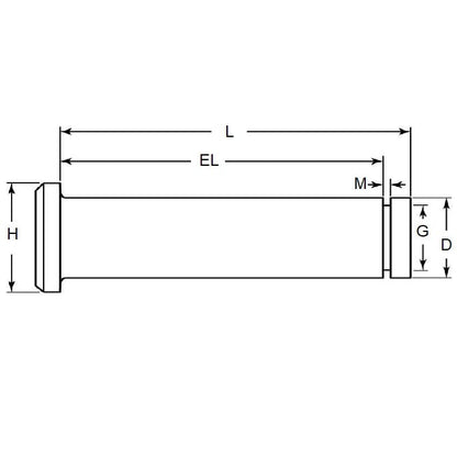 CLP-120-0568G-S4 Clevis (Pack of 1)