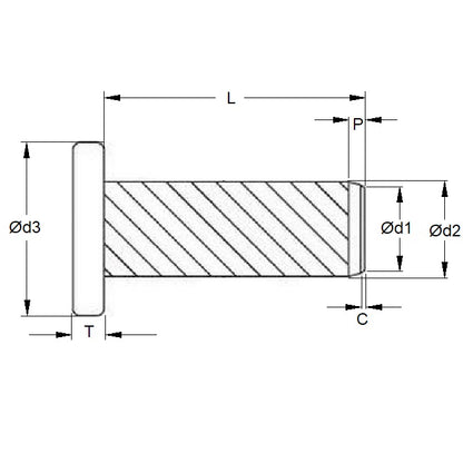 HDP016-08F Pins (Pack of 20)