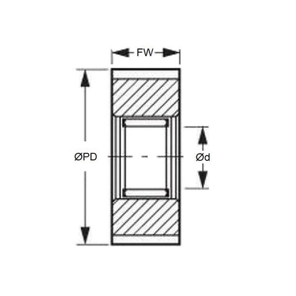 ID-P020S-48-007-060B-F-A-C Pulleys (Pack of 1)