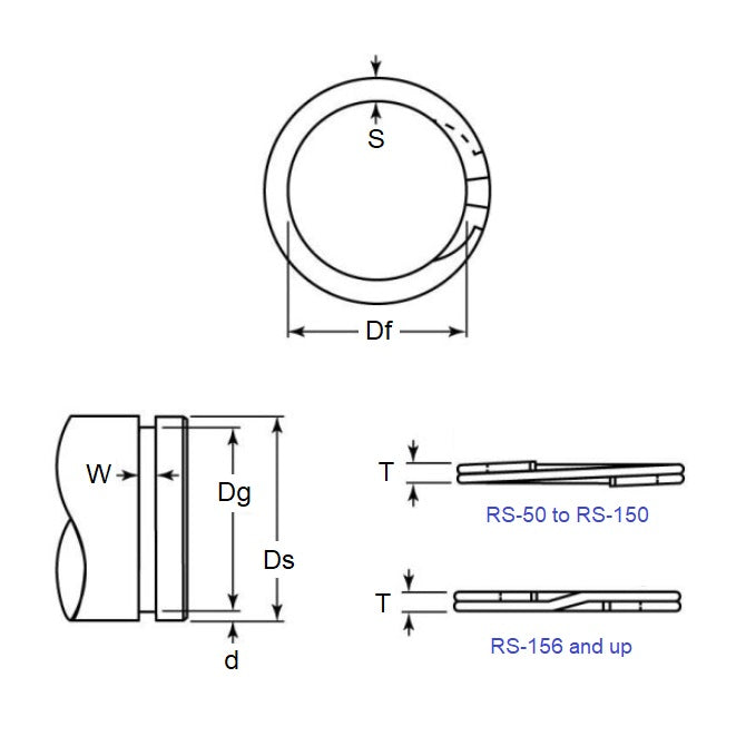 External Spiral Ring   84.12 x 1.55 mm  - Spiral Spring Steel - Medium Duty - 84.12 Shaft - MBA  (Pack of 1)