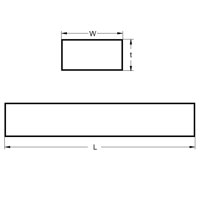 Spring Steel Strip    0.3 x 20 x 500 mm Spring Steel - MBA  (Pack of 20)