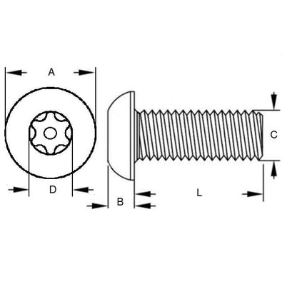 SCS0800-016-B-SK-S4 Screws (Remaining Pack of 2)