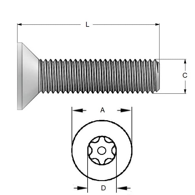 SKS0500-016-SK-S4 Screws (Remaining Pack of 15)