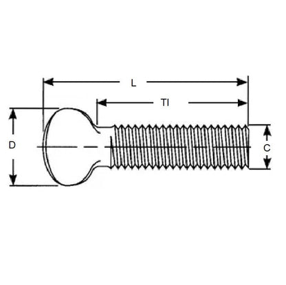 THS050M-020-F-CS Screws (Remaining Pack of 190)