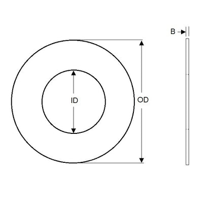 W0160-FP-022-0100-CL Washers (Pack of 20)