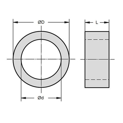 W0127-F-016-0160-S3 Spacers (Pack of 1)