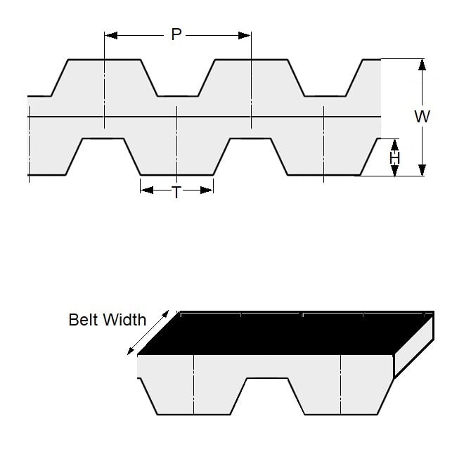 BD-XL-0075-0095-NFB Belts (Pack of 1)