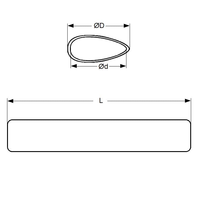 0T-0127-STLN-AL-0880 Tube (Pack of 1)