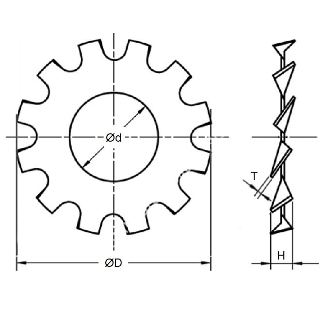 W0030-LE-007-005-CZ Washers (Pack of 50)