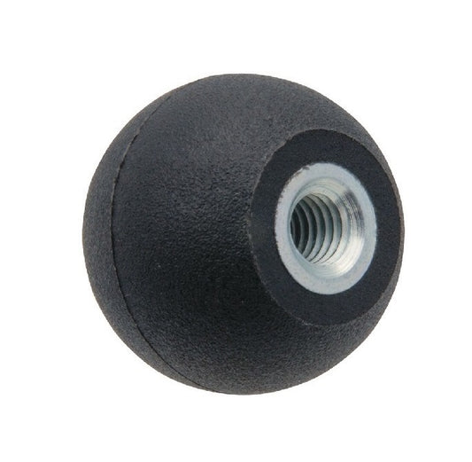 Ball Knob    M10 x 32 mm  - Threaded With Steel Insert Thermoplastic - Female - MBA  (Pack of 1)