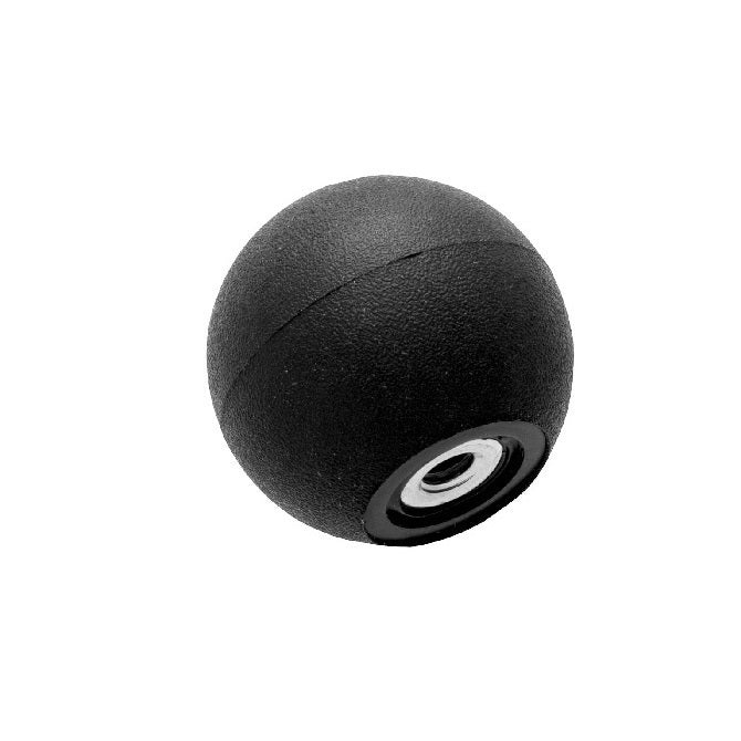 Ball Knob    1/2-13 UNC x 34.92 mm  - Threaded Rubber - Female - MBA  (Pack of 1)