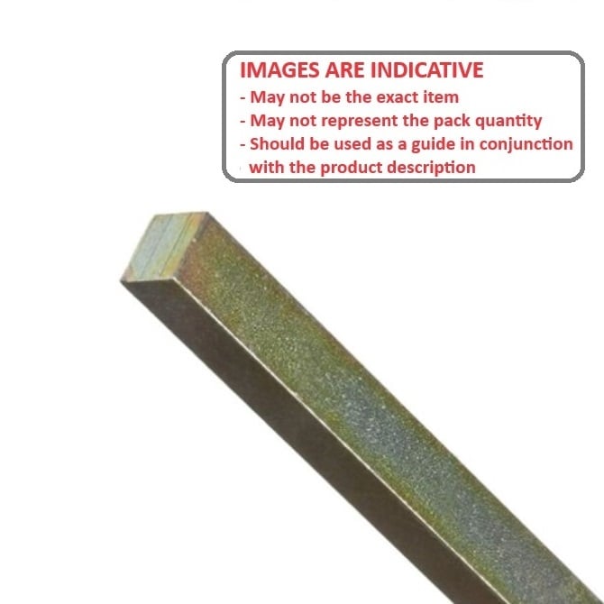 4R-0016-0300-KZU Square Keysteel Length (Remaining Pack of 23)