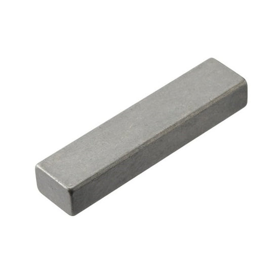 Machine Key    4.76 x 4.76 x 50.8 mm  - Square Ends Carbon Steel C45 Zinc Electroplate - Standard - ExactKey  (Pack of 50)