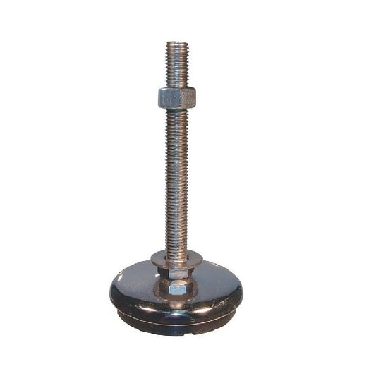 Anti-Vibration Mount  113.4 Kg - 1/2-13 UNC - 101.6 x 67.1 mm  - Stud Steel Zinc Plated - Anti-Vibration - MBA  (Pack of 1)