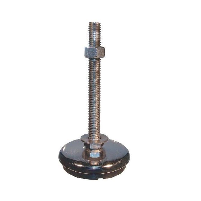 Anti-Vibration Mount  453.6 Kg - 1/2-13 UNC - 101.6 x 98 mm  - Stud Steel Zinc Plated - Anti-Vibration - MBA  (Pack of 1)