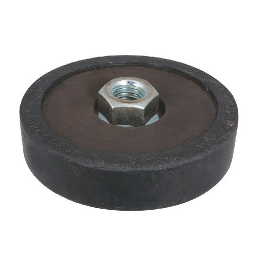 Pivotal Levelers Mount  226 kg x 76.2 x 19.05 mm  - Pivotal Leveler Neoprene Rubber - Base - No Stud - MBA  (Pack of 1)