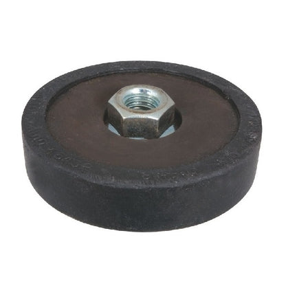 Pivotal Levelers Mount 1678 kg x 127 x 38.1 mm  - Pivotal Leveler Neoprene Rubber - Base - No Stud - MBA  (Pack of 1)