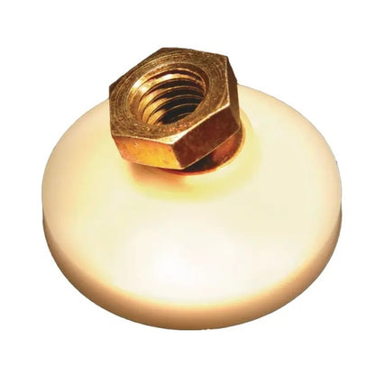 Levelling Mount   10-32 UNF x 19.1 x 4.3 - 70kg  - Socket Gold Chromate with Acetal Pad - MBA  (Pack of 1)