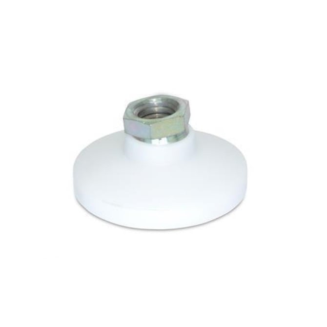 Levelling Mount    1/2-13 UNC x 47.6 x 11.2 - 315kg  - Socket Stainless 303 with Acetal Pad - Swivel - MBA  (Pack of 1)