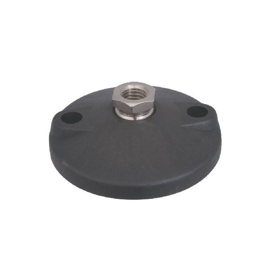 Levelling Mount    3/4-10 UNC x 101.6 - 1180kg  - Socket Nylon - With Lag Holes - MBA  (Pack of 1)