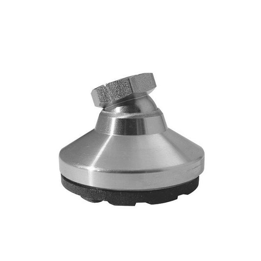 Levelling Mount    3/8-16 UNC x 31.8 x 9.7 - 1270kg  - Socket Stainless 303 with Rubber Pad - Swivel - MBA  (Pack of 1)