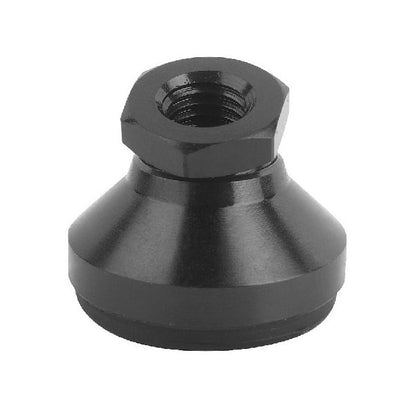 Levelling Mount    1-8 UNC x 101.6 x 20.6 - 7440kg  - Socket Black Chromate with Rubber Pad - MBA  (Pack of 1)