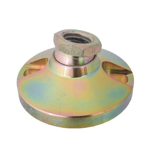 Levelling Mount    3/4-16 UNF x 76.2 x 12.70 - 3270kg  - Socket Gold Chromate - With Lag Holes - MBA  (Pack of 1)
