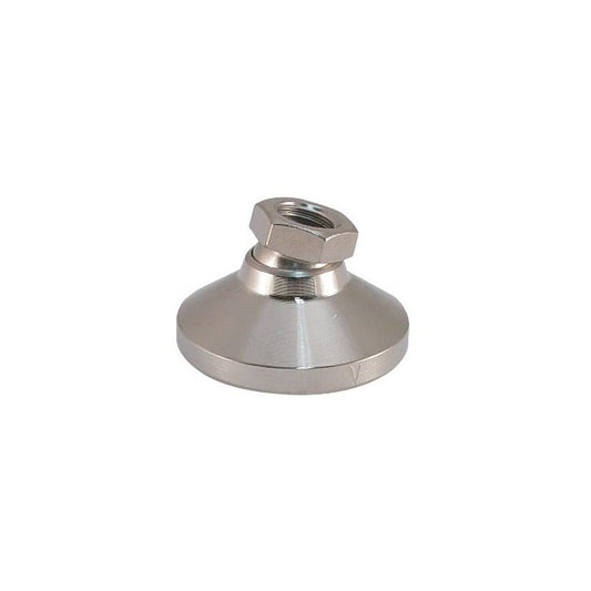 Levelling Mount    M24 x 102 x 20 - 9000kg  - Socket Steel Nickel Plated - MBA  (Pack of 1)