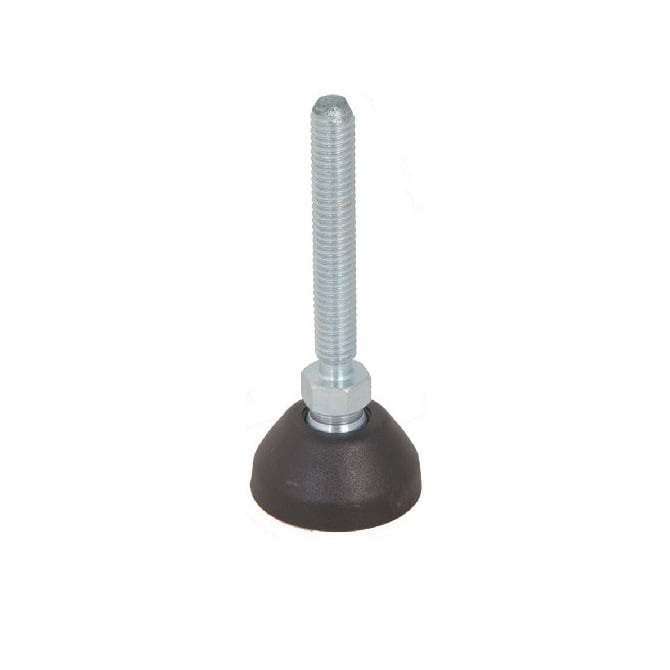 Levelling Mount M20 x 60 x 42 - 210kg  - Mounts - Leveling - Studded - Nylon - No Lag Holes Zinc Plated Steel - MBA  (Pack of 4)