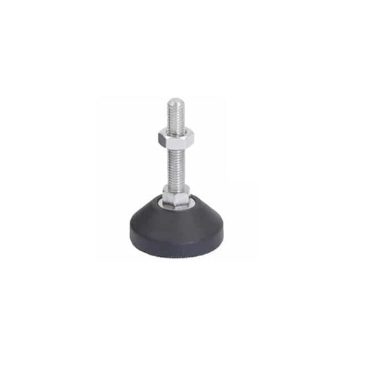 Levelling Mount M12 x 60 x 33 - 100kg  - Mounts - Leveling - Studded - Nylon - No Lag Holes Zinc Plated Steel - MBA  (Pack of 1)