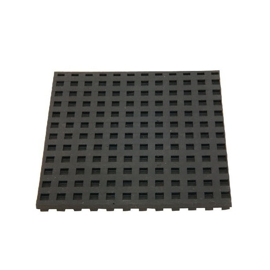 Mounting Pads  152.4 x 152.4 x 7.93 Light Duty  -  Neoprene Rubber - Waffle Pattern - MBA  (Pack of 1)