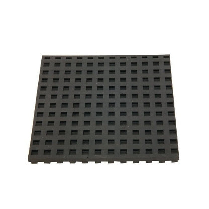Mounting Pads  152.4 x 152.4 x 7.93 Medium Duty  -  Neoprene Rubber - Waffle Pattern - MBA  (Pack of 1)