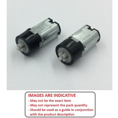 Basic Gearmotor    1.5 x 16.60RPM - 180:1  - - Hobby 12.1mm Diameter - MBA  (Pack of 20)