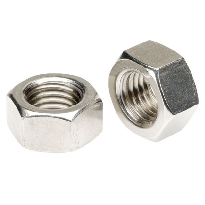 Hexagonal Nut    M8  -  Aluminium - MBA  (Pack of 5)